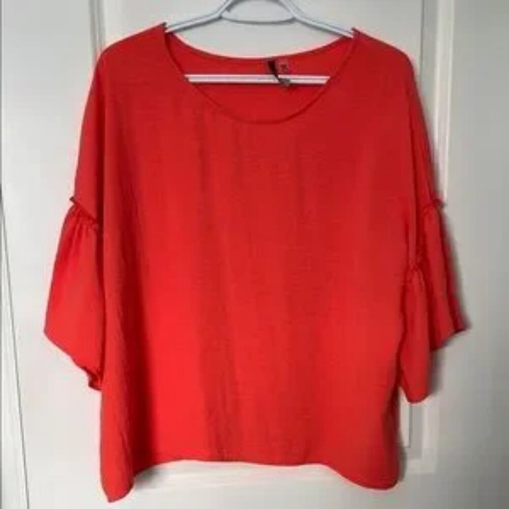 Coral Bell Sleeve Blouse